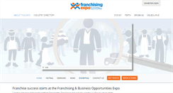Desktop Screenshot of franchisingexpo.com.au